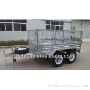 8' X 5' Tandem Axle Cage Trailer